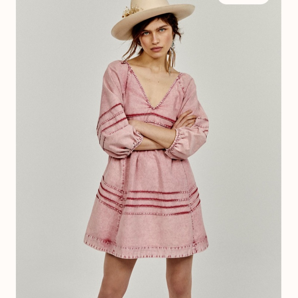 Sweet surrender denim mini dress